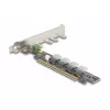 DeLOCK PCI Express x16 karta na 4 x interné SFF-8654 4i NVMe Bifurcation