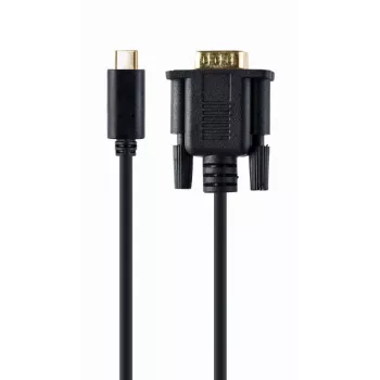 Gembird A-CM-VGAM-01 adaptérový kábel USB-C na VGA, 1920x1080 60 Hz, 2 m, čierny