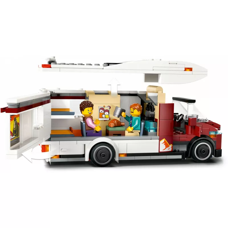 Stavebnica LEGO City Abenteuer-Camper 60454, 385 dielov, výška 80 mm, pre deti od 6 rokov