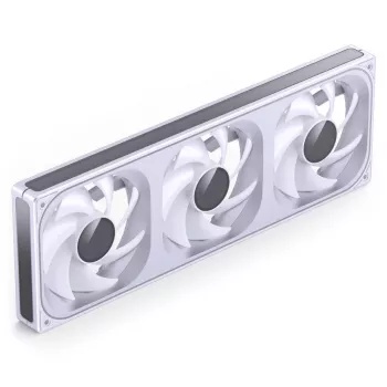 360mm ARGB PWM sada ventilátorov chladiča Jonsbo ZB-360 biela — 3x120mm PWM ARGB ventilátory pre radiátory vodného chladenia