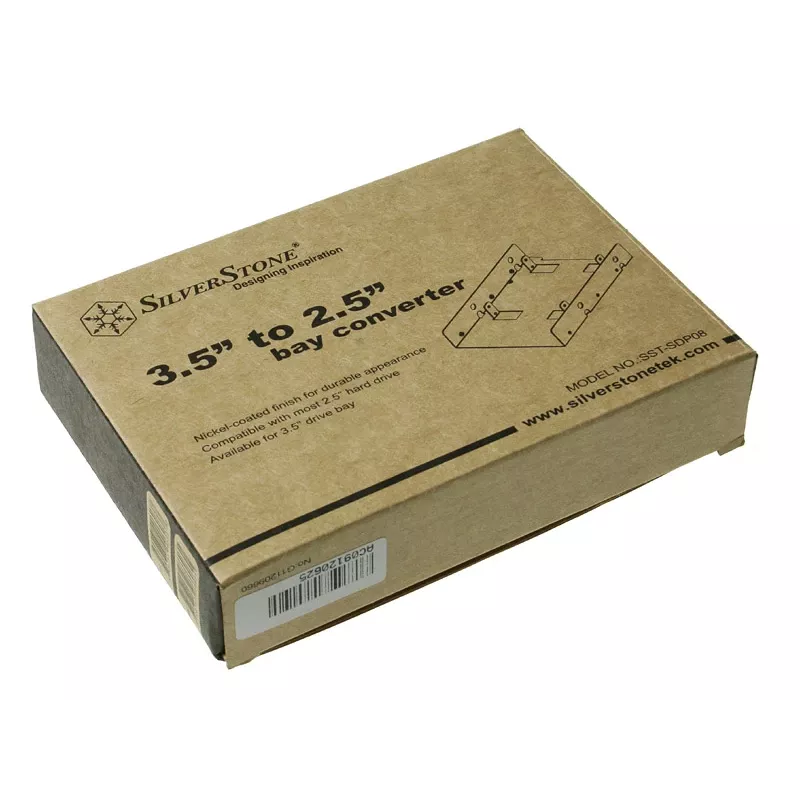 SilverStone SST-SDP08 konvertor pozície 3,5 na 2x 2,5 palca