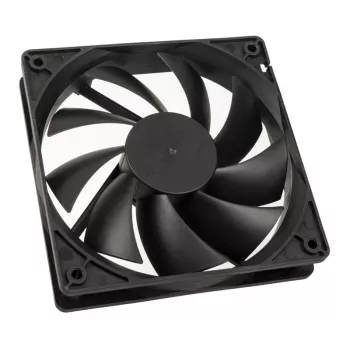 Ventilátor Akasa čierny 12cm AK-174BKT-B