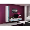 Cama regál VIGO NEW 180/40/30 biela/biela lesk