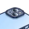 Ochranné puzdro a sada pancierového skla Baseus pre iPhone 14 Plus – glitter priehľadná modrá