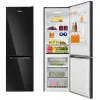 Amica FK3506D.2F(E) kombinovaná chladnička s mrazničkou, mraznička dole, 226 l chladnička + 96 l mraznička, Total No Frost, energetická trieda E, čierna