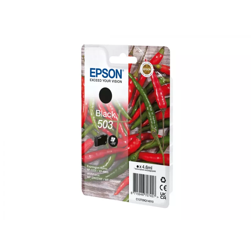 Epson 503 atramentová kazeta 1 ks originálna štandardná výdrž čierna
