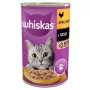 Whiskas vlhké krmivo pre mačky 400 g – kuracia chuť, dospelé mačky, konzerva