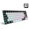 Sharkoon SKILLER SGK50 S3 klávesnica herná USB AZERTY francúzska biela