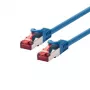 Sieťový kábel LOGON Cat6 SSTP/PIMF, 3 m, RJ-45—RJ-45, modrý