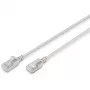 Digitus CAT 6A F-FTP tenký patch kábel 10 m sivý