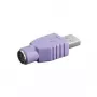 Microconnect USBA-M/PS2-F USB A PS2 fialový kábelový rozhranový adaptér (USB ADAP A-M/PS2-F)