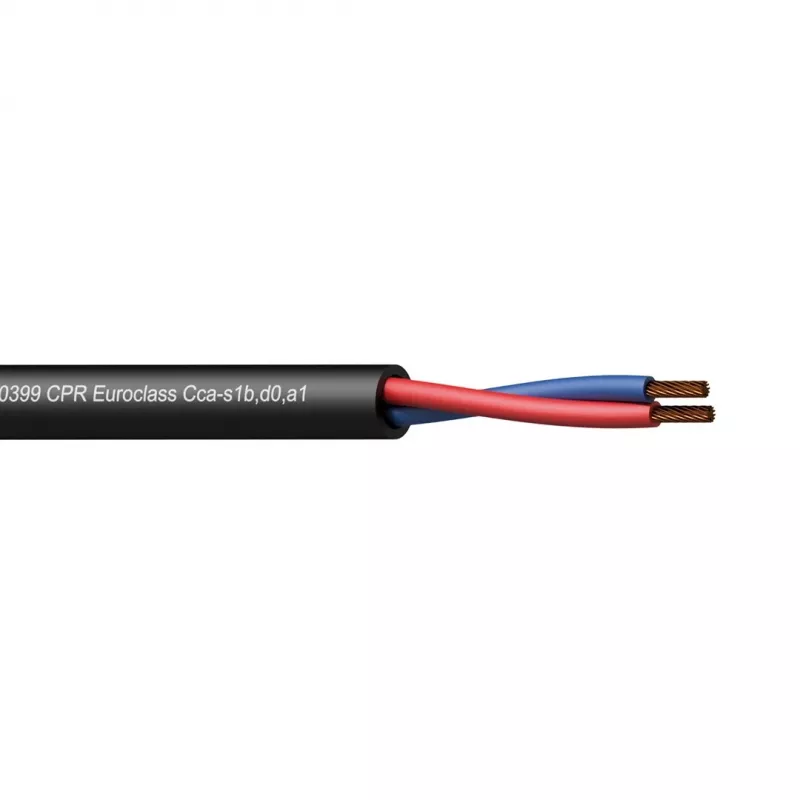 Audio kábel PROCAB CLS215-CCA/1 100m čierny meď AWG 16