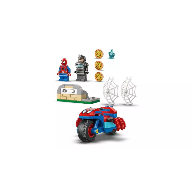 LEGO MARVEL 11206 Spidey na svojej motorke proti Rhino