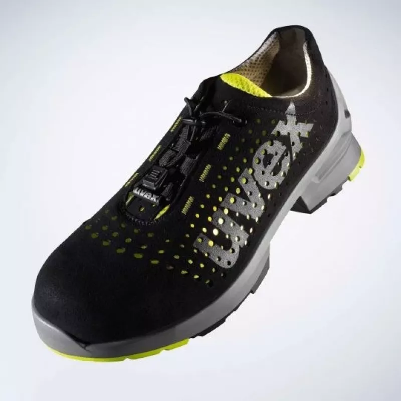 Bezpečnostná obuv Uvex 85438 unisex dospelé čierna lime polyuretán mikrovelúr