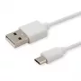 USB kábel SAVIO CL-123 USB 2.0, USB A na Micro-USB B, 1 m, biely