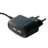 Cestovná nabíjačka Beline Beli0013 microUSB 1A čierna – kompaktný 1A USB sieťový adaptér