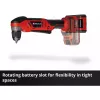 Einhell TE-AD 18 Li Solo akumulátorová uhlová vŕtačka, Power X-Change, 18 V, 45 Nm, bez akumulátora a nabíjačky, červeno-čierna