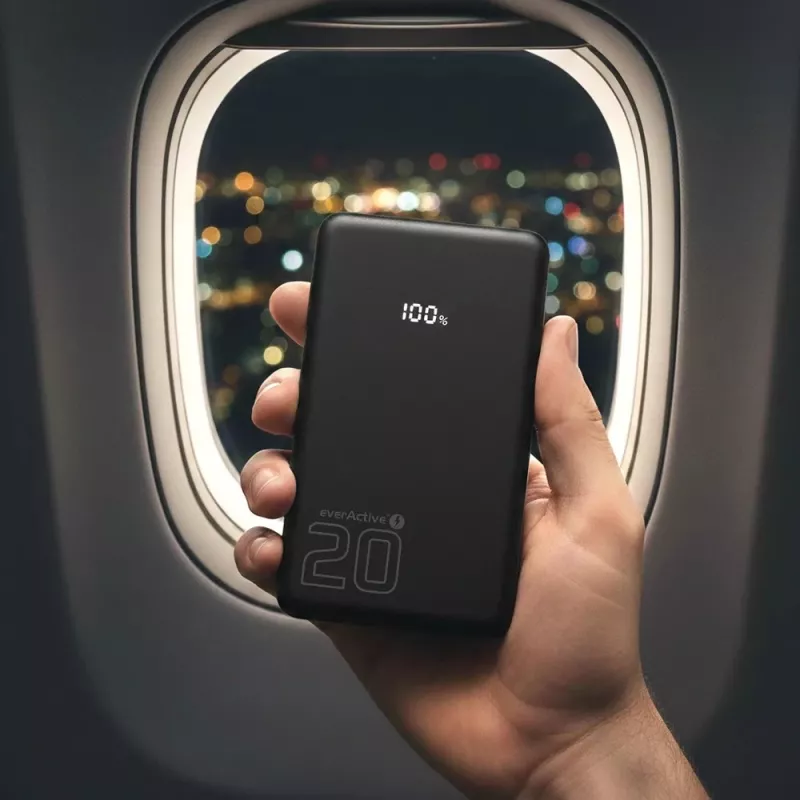 Powerbanka everActive EB-22QB 20 000 mAh, 2× USB-C 20W, Quick Charge 4.0