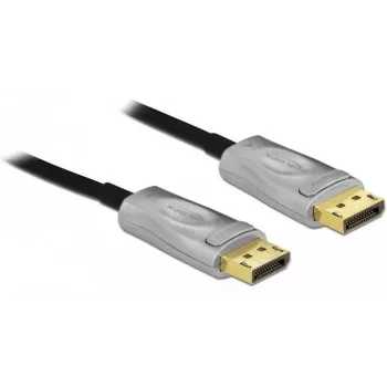 DeLOCK - DisplayPort kábel - DisplayPort (M) na DisplayPort (M) - DisplayPort 1,4 - 15,0 m - podporuje 8K UHD (7680 x 4320) - čierny (85886)