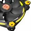 Thermaltake Riing 14 LED 140mm skriňový ventilátor čierny/žltý