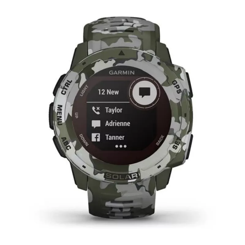 GPS hodinky Garmin Instinct Solar Camo Edition maskáčové