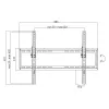 TV držiak LogiLink BP0039 177,8 cm 70 čierny nerezová oceľ
