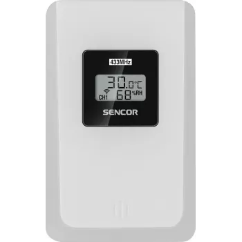 Sencor SWS 3000 W meteorologická stanica s nabíjacou stanicou a bezdrôtovým senzorom, biela