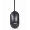 Káblová Full-Size klávesnica s myšou Gembird KBS-UML-01 — USB, QWERTY US, 104 tlačidiel, čierna
