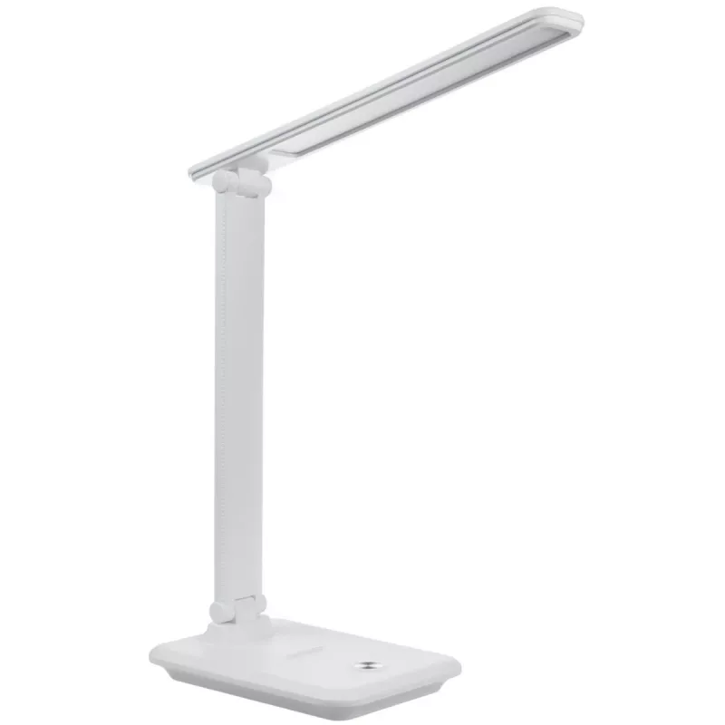 LED stolová lampa MACLEAN MCE614W 9 W, biela, nastaviteľný sklon a stmievateľná