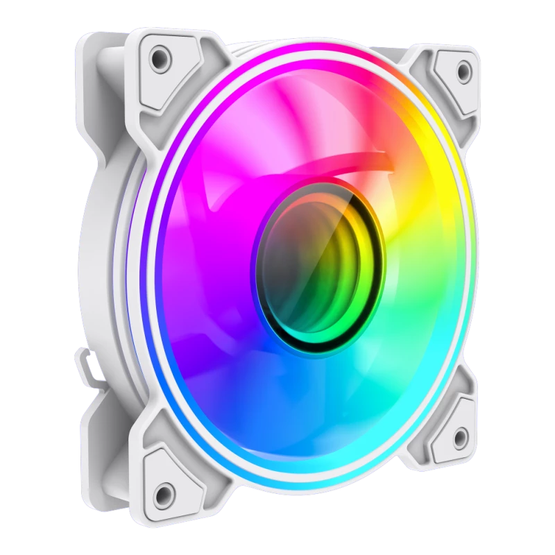 Gamemax | skriňový ventilátor | DUAL RING INFINITY | biely