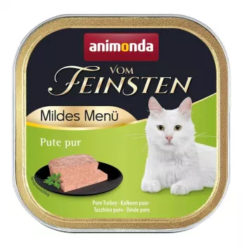 Mokré krmivo pre mačky animonda Vom Feinsten jemné menu morčacie 100 g vrecko, monoproteínové, dospelé, 81 % vlhkosť