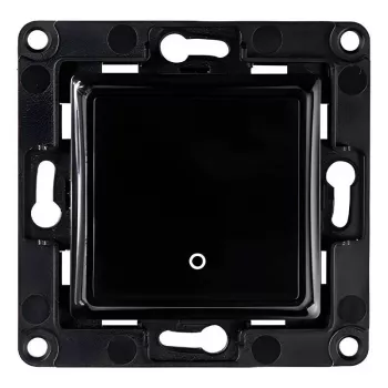Svetelný vypínač Shelly Wall Switch 1 čierny