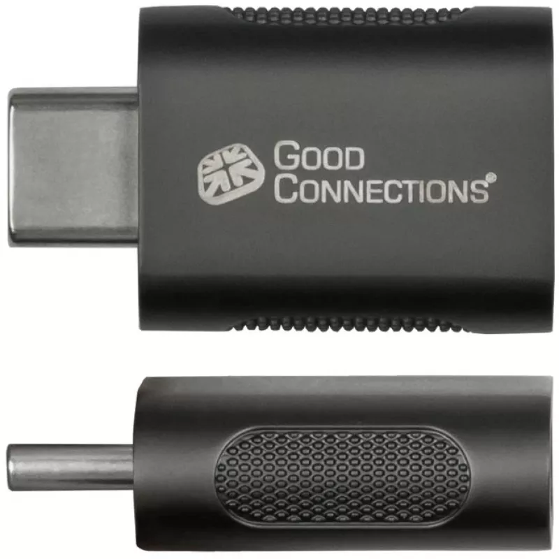 Good Connections adaptér USB 3.2 Gen.1 3.0 konektor samec C na USB-A konektor samica pozinkované kovové puzdro (USB-AD302)