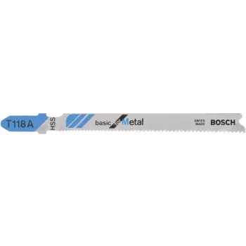 List na priamočiaru pílu Bosch T 118 A rýchlorezná oceľ HSS 5 kusov