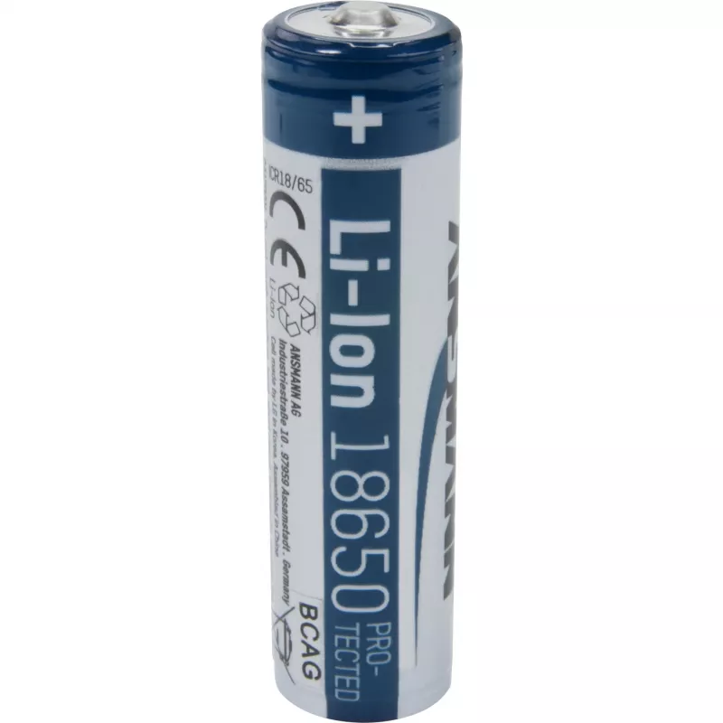 ANSMANN - batéria 18650 - Li-Ion - 2600 mAh - 9,36 Wh - strieborná (1307-0000)