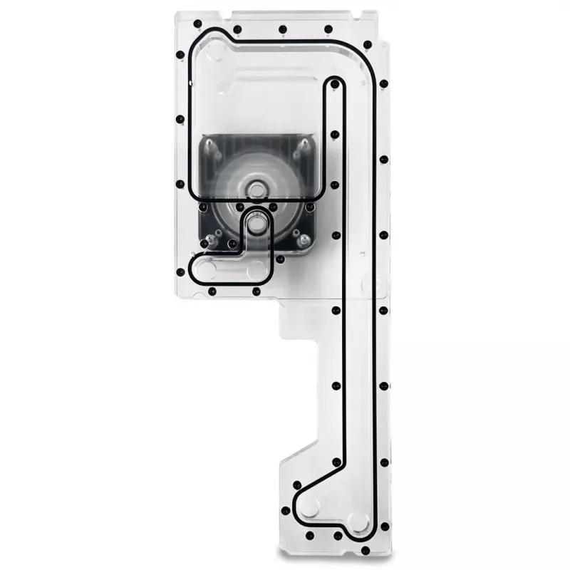 Stealkey Customs Distroplate pre Fractal Design North D4 — akrylová nádržka (SW10099)