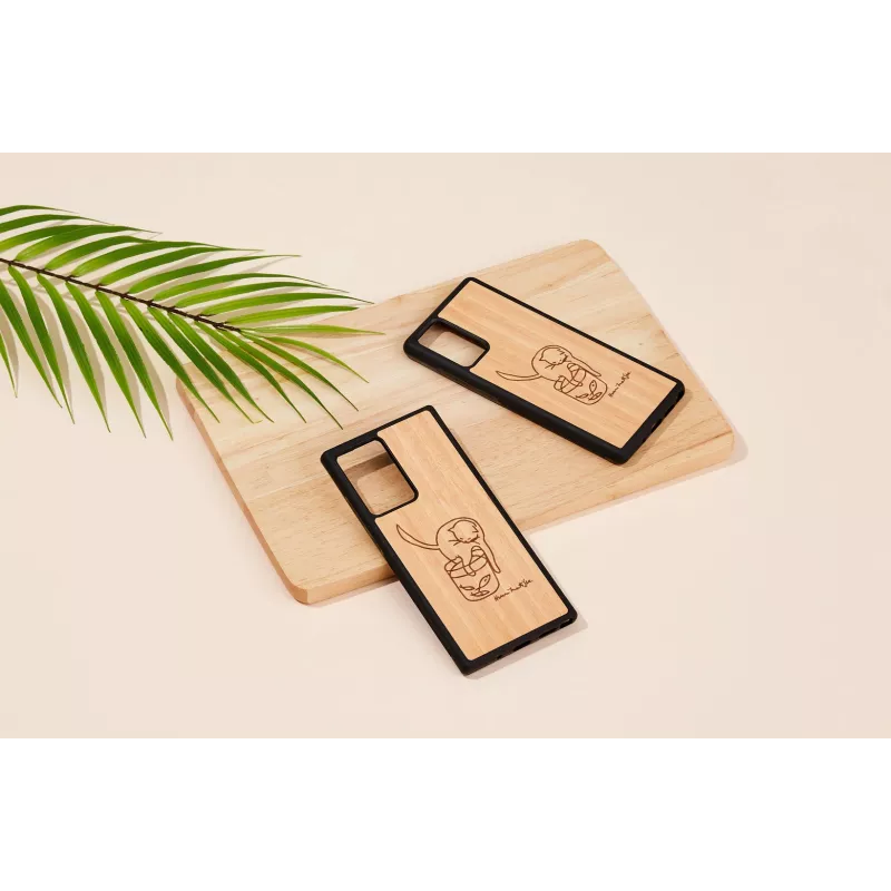 Ochranné puzdro Man and Wood pre Samsung Galaxy Note 20 Ultra – mačka s rybím dizajnom