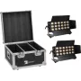 LED svetelný set EUROLITE CLS-18 QCL RGB/WW 18x7W s flightcase
