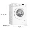Práčka s predným plnením Bosch WGE02201PL — 8 kg, 1200 ot/min, 55 l bubon, LED displej, invertor