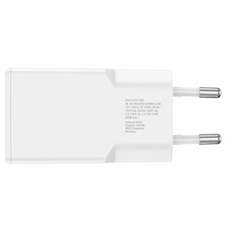 Nabíjačka Indoor 4smarts 541124 Smartphone biela AC rýchle nabíjanie