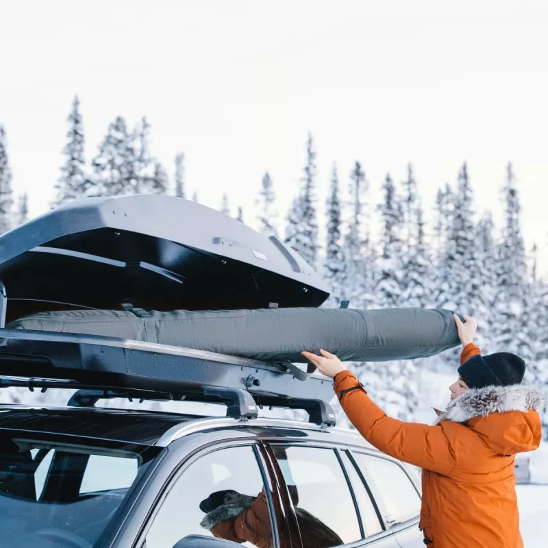 Thule Roundtrip 5166 taška na lyže, 192 cm, čierna