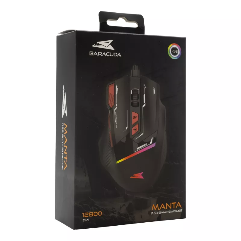 Myš Baracuda BGM-041 MANTA čierna USB