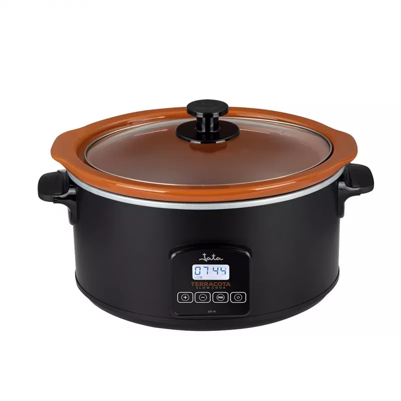 Pomalý hrniec Jata JEOL2145 5 L 210 W čierna terakota tlačidlá 230 V