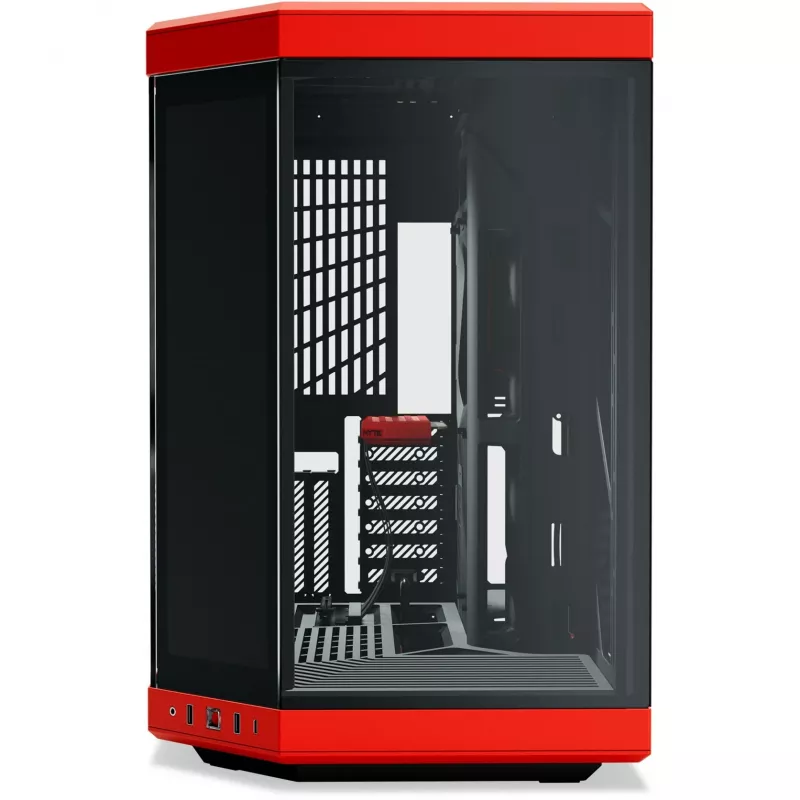 HYTE Y70 Touch Infinite Midi Tower čierna, čerešňová farba