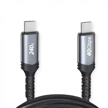 USB kábel VALUE 11.99.9086 USB4 Gen 3x2 1 m USB-C čierna