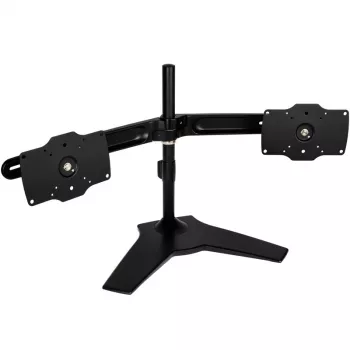 SilverStone SST-ARM23BS-L - držiak na dva monitory - čierny