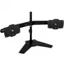 SilverStone SST-ARM23BS-L - držiak na dva monitory - čierny