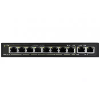 PULSAR SG108 sieťový switch Gigabit Ethernet (10/100/1000) Power over Ethernet (PoE) čierny