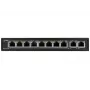 PULSAR SG108 sieťový switch Gigabit Ethernet (10/100/1000) Power over Ethernet (PoE) čierny