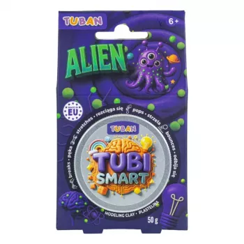 Modelovacia hmota TUBAN Tubi Smart – Alien, fialová, 50 g